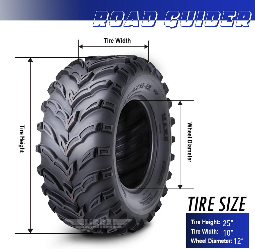 ATV/UTV Tires 25X10-12 25X10X12 6PR- Set 2-10273