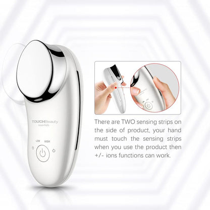 Ionic Facial Massager Deep Cleanser with Vibration Massaging Deep Moisturizer Cleanser Device, Positive and Negative Ions Massager